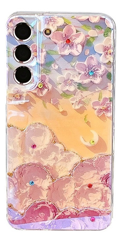 Pintura Al Óleo De Flores Funda De Teléfono Para Samsung S23