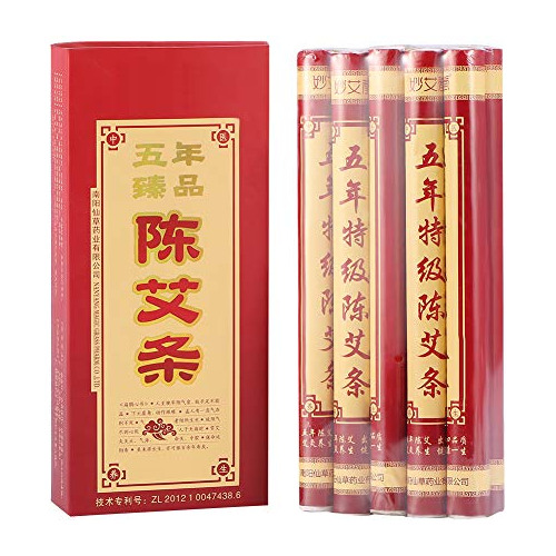 10 Pieces Moxa Sticks, Pure Moxa Rolls, Moxibustion Health C