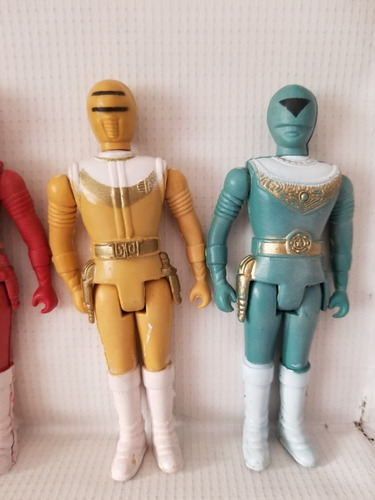 4 Power Rangers Bootlegs Vintage Articulados 13 Cm Coleccio (Usado)