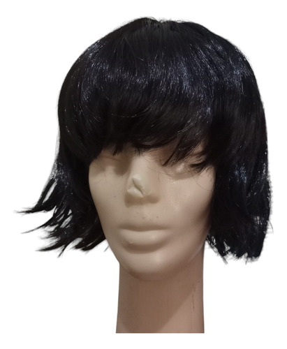 Peluca Negra Con Borgoña By La Parti Wigs!