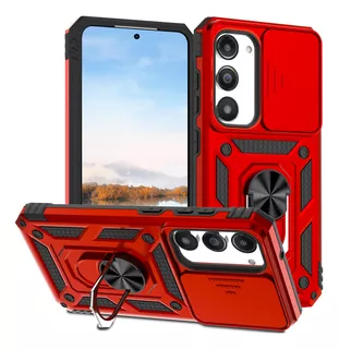 Funda Para Samsung S24 5g Grado Militar Rojo