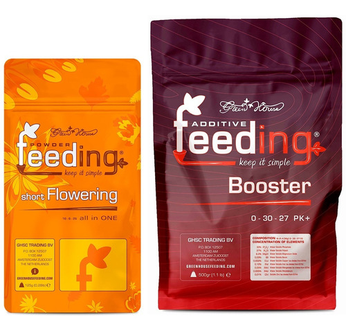 Fertilizante Powder Feeding Short 125grs Pk Booster 500gr