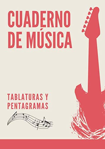 Cuaderno De Pentagramas Y Tablaturas Para Guitarra  Libreta
