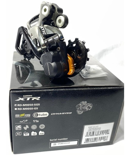 Câmbio Traseiro Shimano Xtr Di2 Rd-m9050-sgs 11v Cage Longo