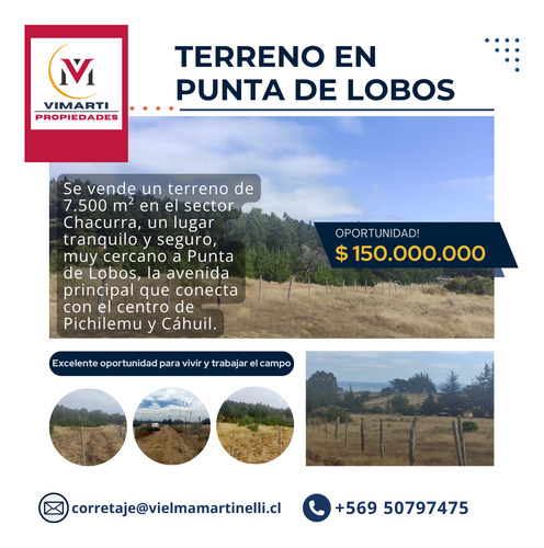 Venta Terreno - Sitio 7500mts Pichilemu