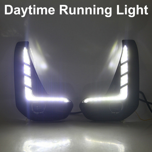 Para Toyota Hilux Revo 2020 2021 Led Drl Luz Diurna