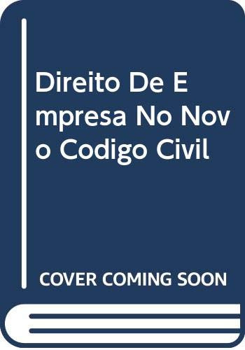 Libro Direito De Empresa No Novo Codigo Civil De Marino Pazz