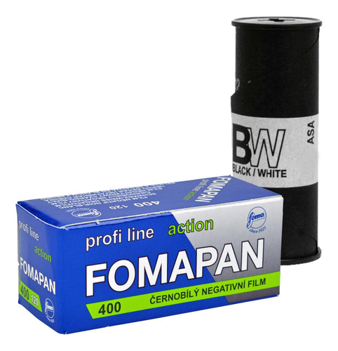 Filme Fomapan 400 Action 120 P&b