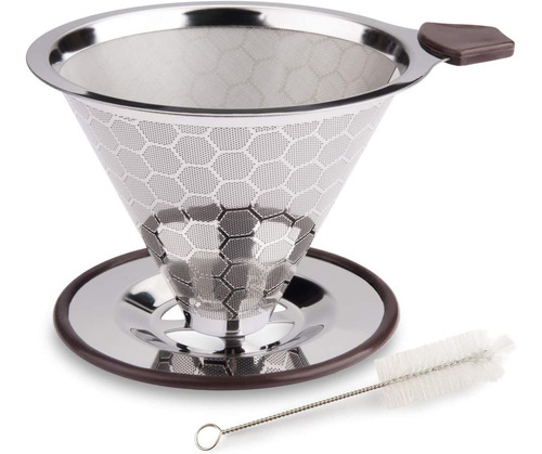 Verter Sobre Filtro Café Gotero Café Reutilizable Sin Papel