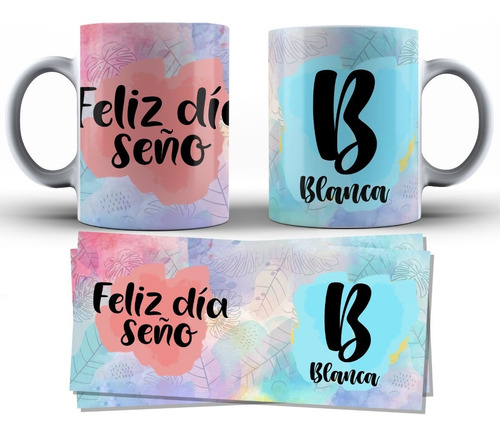 Imagen 2 de 6 de Plantillas Para Sublimar Tazas Dia Del Maestro