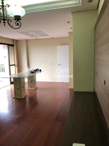 Imagem 3 de 30 de Confortável Apartamento Com 147 M² No Condomínio Edifício Grande Avenida - Vila Progresso - Jundiaí - Sp - Ap00597 - 69437588