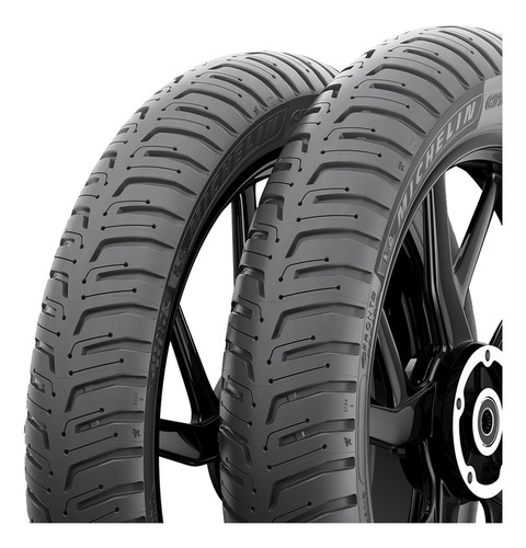 Par Pneu Titan Fan 80/100-18 + 100/90-18 City Extra Michelin