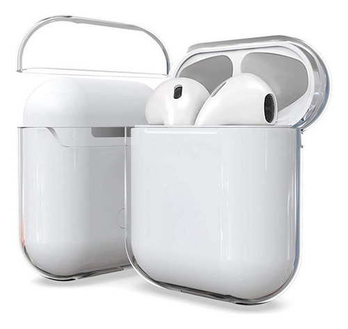 Funda Case Silicon Transparente Para AirPods 1ra 2da Pro 3ra