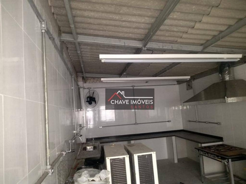 Loja Para Alugar, 230 M² Por R$ 5.000,00/mês - Centro - Santos/sp - Lo0103
