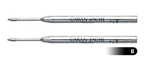 Caran D'ache Goliat Bolígrafo Recambio Amplio Negro (pack De