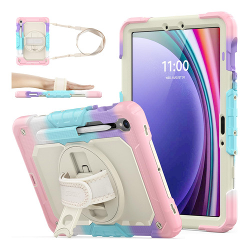 Funda Para Tableta Samsung Galaxy Tab S9/s9 Fe 5g Rosa