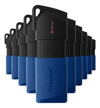 Comprar Kit 10 Memorias Flash Usb Kingston 64 Gb 3.2 Exodia Negro