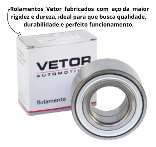 Rolamento Roda Dianteira Renault Clio R19 Twingo 1.0 Sem Abs