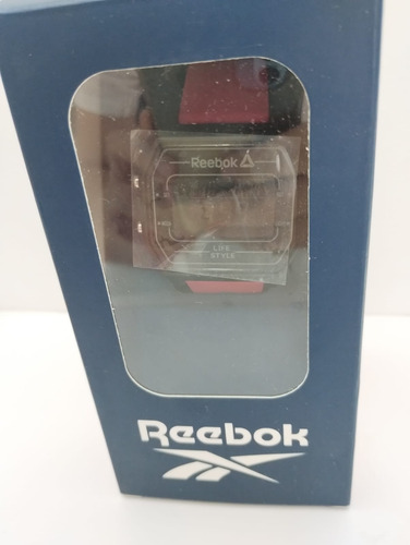 Reloj Negro/rojo Reebok Hombre Mod. Rkvneg9p4irbb