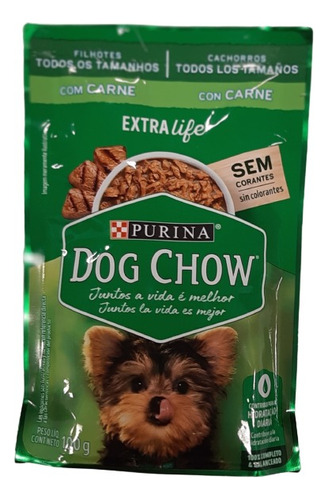 Salsa Perro Dog Chow Pack De 15 Sobres De 100grs Sabor Carne