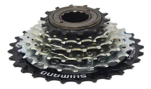 Piñon Bicicleta Shimano Tz510 Rosca 14-28t 6 Vel - Cantidad Máxima De Dientes 28 Cantidad Mínima De Dientes 14 Color Plateado