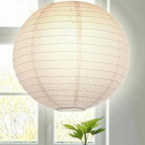 Imagen 5 de 9 de Pantalla De Papel Lampara Globo Decoración Hogar Y Eventos