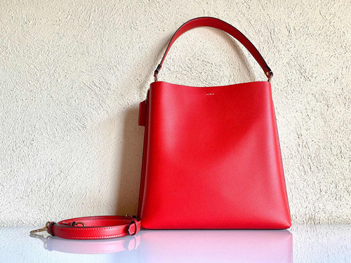 Bolsa Coach Grande Bucket Roja Original