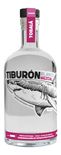Mezcal Tiburón Blanco Tobala 750 Ml