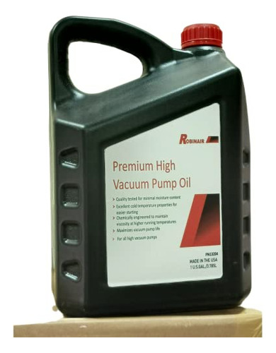 Aceite Premium Para Bomba De Vacío Robinair 13204 - 1 Galón