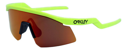 Óculos De Sol Oakley Hydra Neon Yellow Ed Limitada Biomatter Cor Tenis Ball Cor Da Lente Prizm Road
