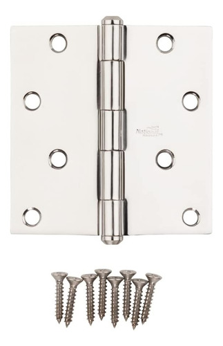 Bisagra De Puertas National Hardware Nv514 En Acero Inoxidab