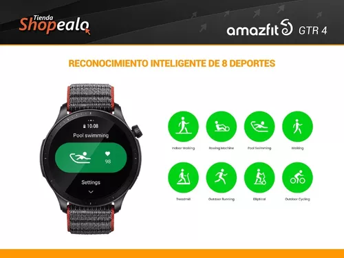 Smartwatch Reloj Inteligente Amazfit Gtr 4 Gris 1.43 Gps -*