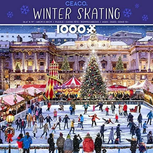 Ceaco - Navidad Clásica - Patinaje Invernal - Puzzle 1000 Pi