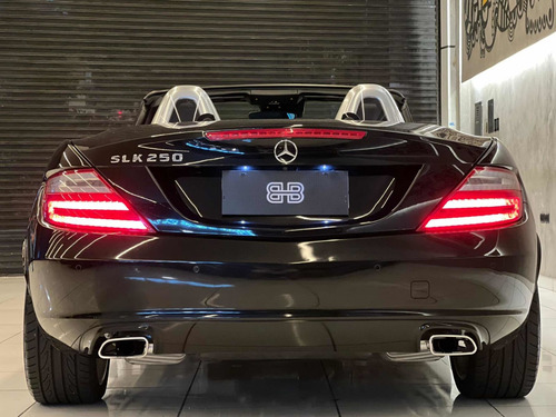 Imagem 12 de 15 de Mercedes Slk250 1.8 Cgi Turbo 2013 32.000km Com Couro