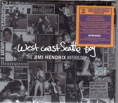 Jimi Hendrix West Coast Seattle Boy Anthology Cd + Dvd