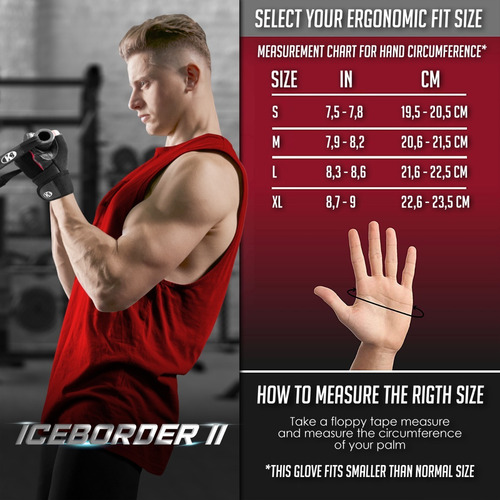 Imagen 3 de 10 de Guantes Para Gimnasio De Cuero Ideal Para Pesas Crossfit Gym