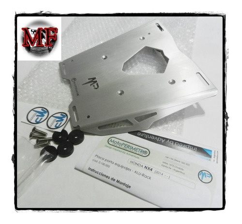 Placa Portaequipaje Honda Falcon Xre Xr190 En Mf