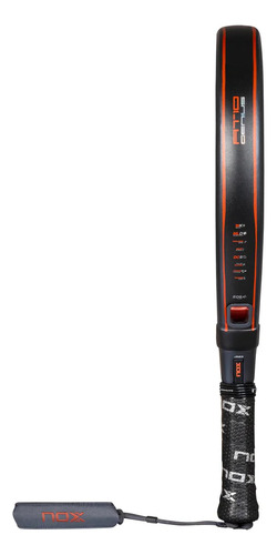 Paleta Pádel Nox At10 Genius 18k Alum 2025 Gris Oscuro