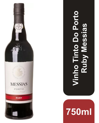 Vinho Tinto Do Porto Ruby 750ml Messias