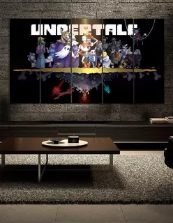 Cuadro Undertale Poliptico 120cm X 70cm Canvas Art