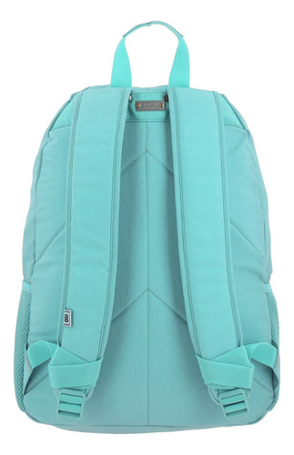 Mochila Grande Zilp Turquesa Multiples Bolsillos