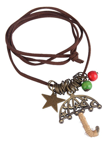 Suéter Collar Cadena Colgante Clásico Bisutería Para