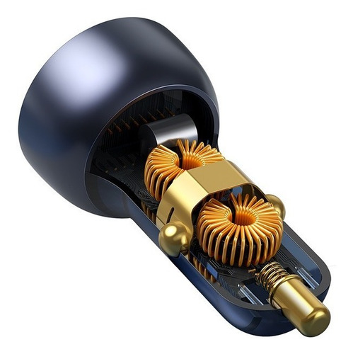 Imagen 4 de 10 de Cargador Para Celular Auto Usb Tipo C Carga Rapida 12v Homer