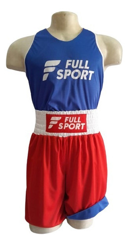 Conjunto De Box Musculosa + Short Reversible Amateur Boxeo