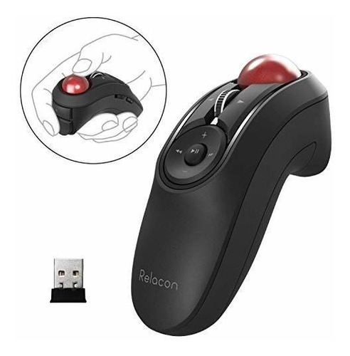 Conexion Inalambrica Del Raton Trackball Practico De Elecom,