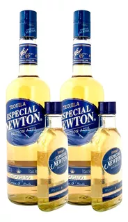 Duo Pack Tequila Newton Azul 1l Con Pacha 200ml