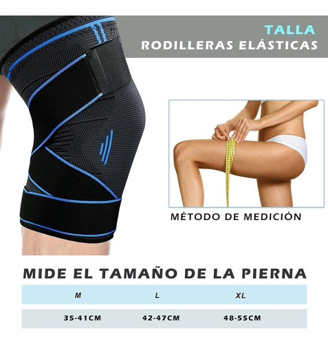 Rodilleras Deportivas Gimnasio, Rodilleras Elásticas Soporte