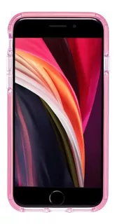 Qdos Hybrid Neon Case iPhone SE/8/7/6 - Protector Fucsia