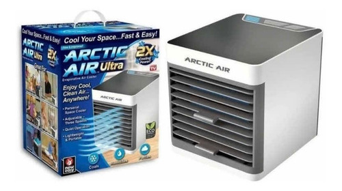 Ventilador Aire Acondicionado Helado Bajo Consumo Usb Color de la estructura Blanco Color de las aspas Negro Diámetro 15 cm Material de las aspas Plástico