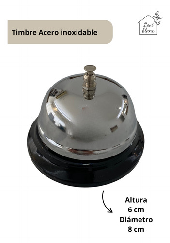 Timbre De Recepción Campana De Mesa Llamador De Hotel/bar